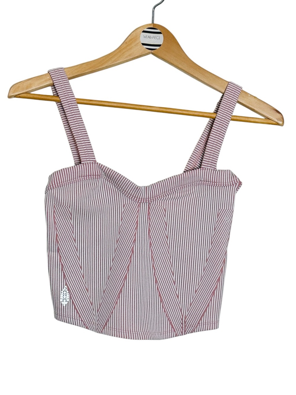 Free People Movement Active Blush Perfectly Plaited Ribbed Cami Tank Top - Picture 2 of 13